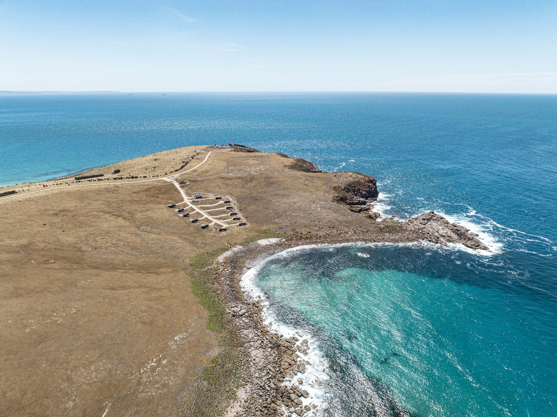 An AUTRA cabin on the Kangaroo Island coast